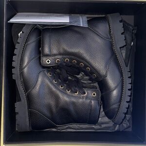 New, In-Box Belstaff Resolve Motorcyle Boots in Black - Men's US 9 UK